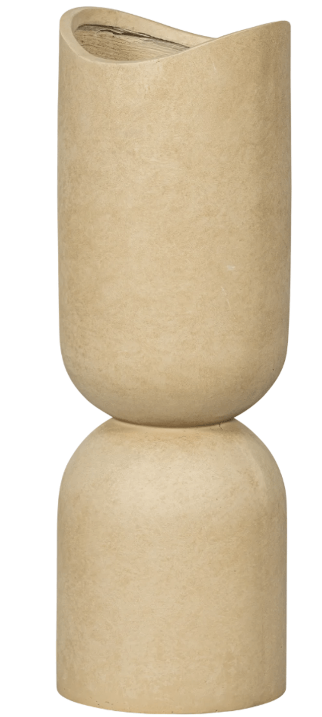 Grote vaas beige Mosi
