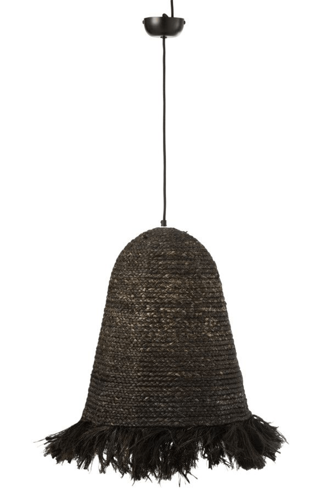 Lamp banaan vezels zwart