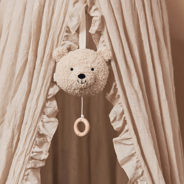 Jollein muziekhanger Teddy Bear Naturel