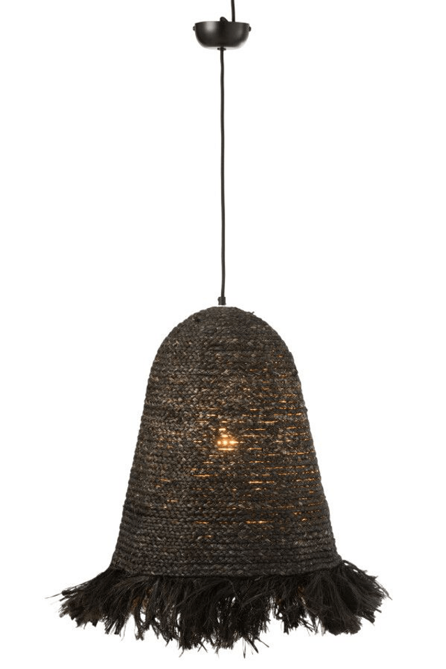 Lamp banaan vezels zwart