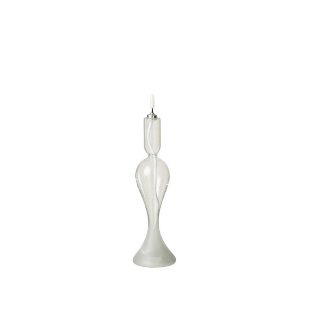 LED Kaars glas transparant S