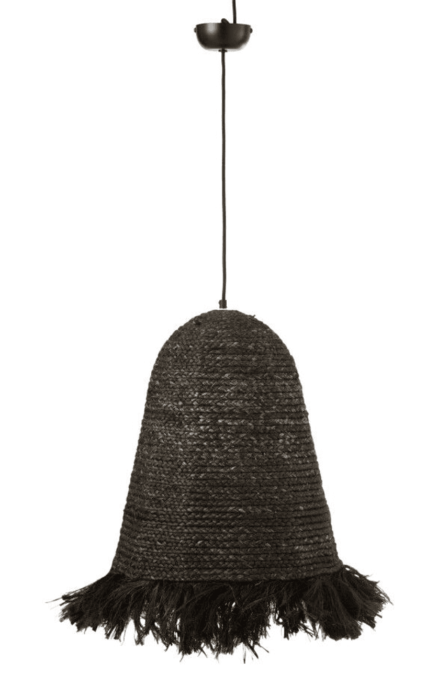 Lamp banaan vezels zwart