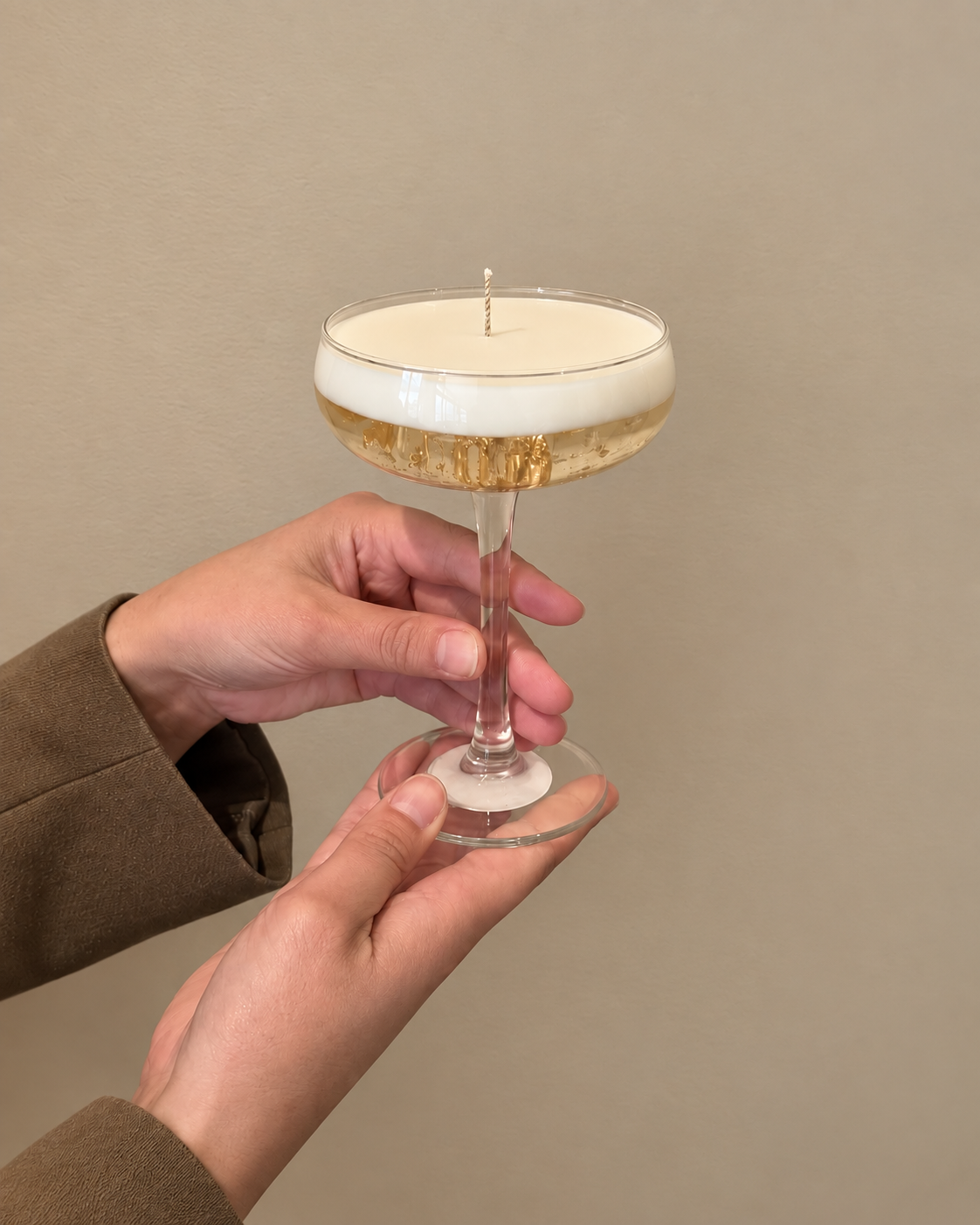 Cocktail kaars champagne | Proost op bijzondere momenten