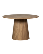 Woood Maan eettafel rond mdf walnoot ø120 cm