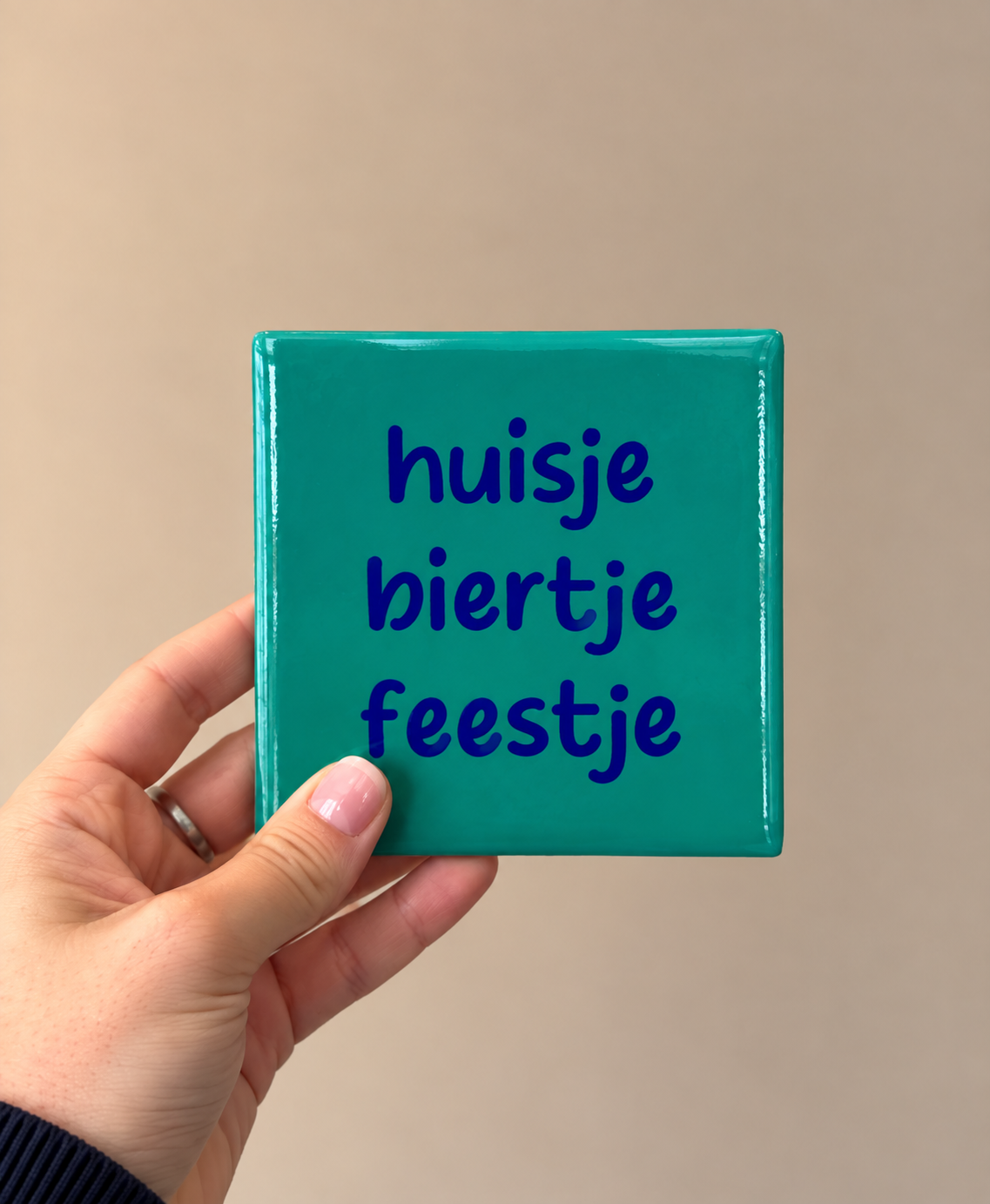 Tegeltje huisje biertje feestje | Voor de gezelligste momenten