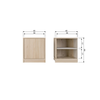 VT Wonen Modulair onderkast 40 cm
