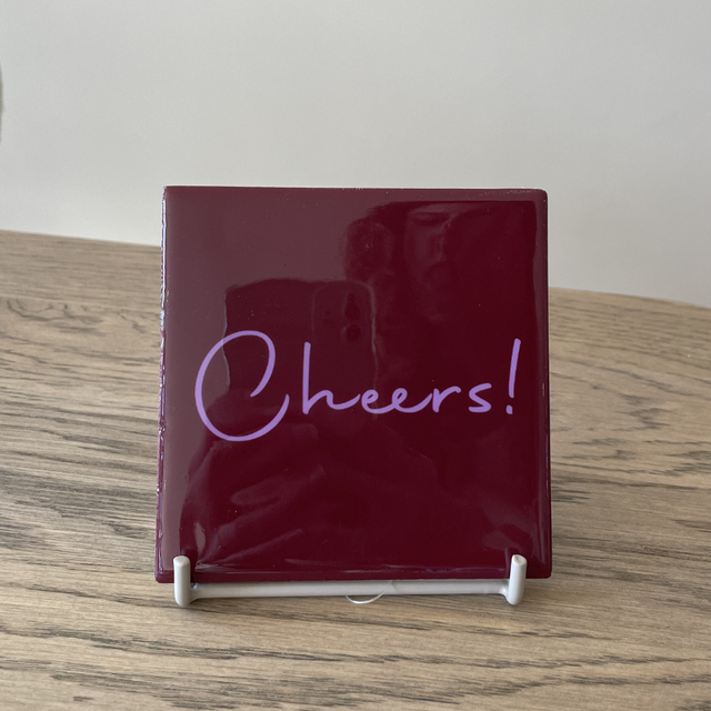 Tegeltje Cheers | Een Kleine Toast op het Leven