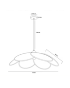 Hanglamp Owen – naturel riet Ø70 cm