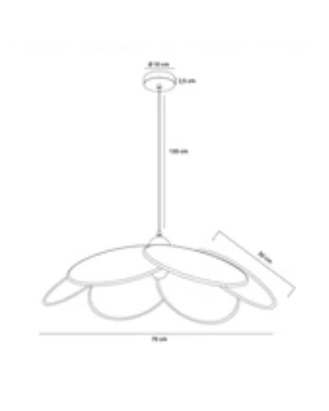 Hanglamp Owen – naturel riet Ø70 cm