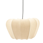 Hanglamp Sora 1 Naturel | Linnenlook Hanglamp 48 x 48 x 28 cm