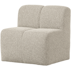 Mojo Eetbank 84 cm Bouclé Beige Melange – Compact comfort met een luxe uitstraling.