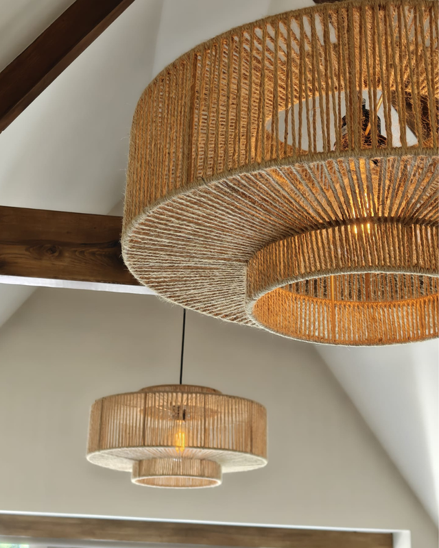 Hanglamp Elena – naturel Ø50 cm
