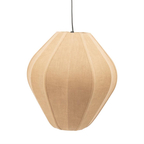 Hanglamp Sora 2 Bruin | Linnenlook Hanglamp voor boven de Eettafel