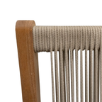 Klapstoel teak&touw