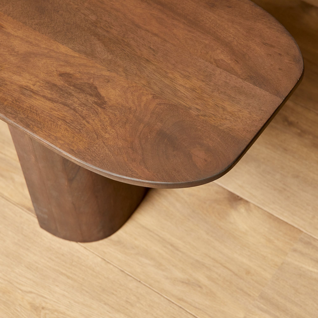 Eetkamerbank Maré – Massief mango hout in walnootkleur