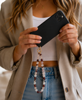 Telefoonkoord Tilly taupe