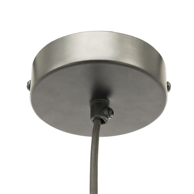 Hanglamp Sora 1 Bruin | Linnenlook Hanglamp 48 x 48 x 28 cm