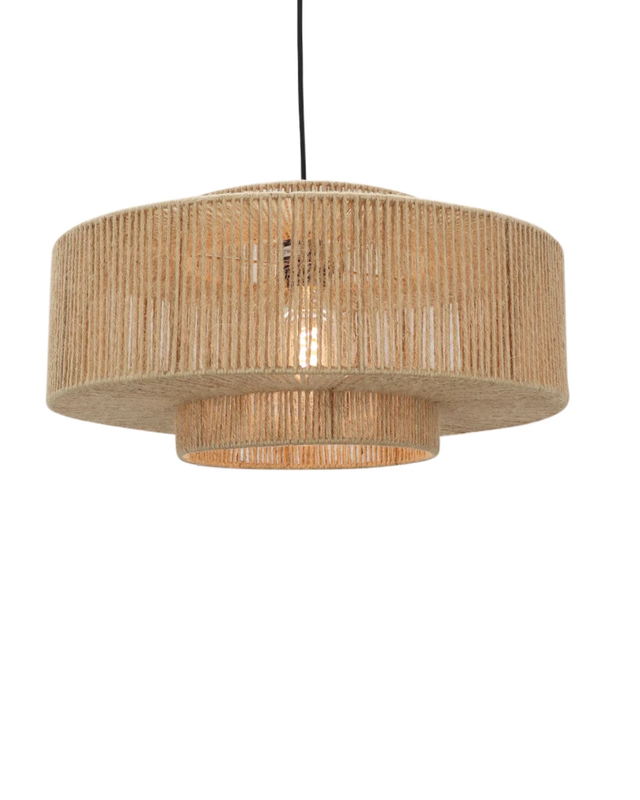 Hanglamp Elena – naturel Ø50 cm