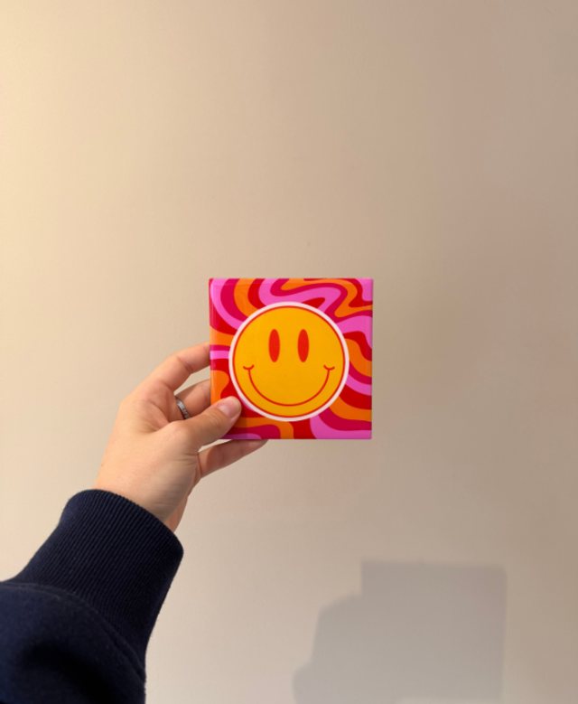 Tegeltje Smiley | Een Vrolijke Glimlach voor in Huis