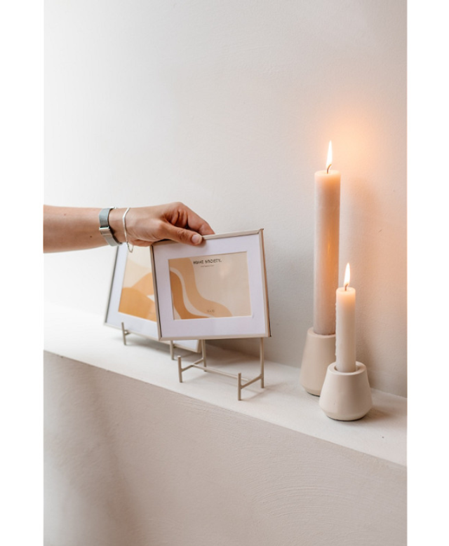Fotolijst Metaal Beige | Fotolijst 10 x 15 cm