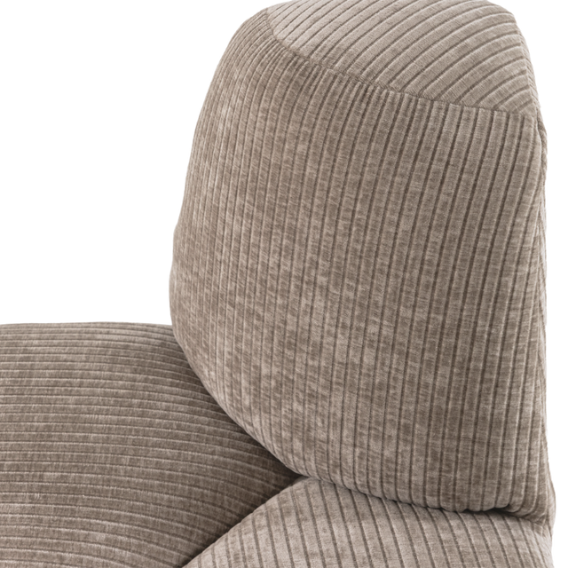 Mojo hoek Ribstof – De perfecte mix van comfort en stijl aan tafel.