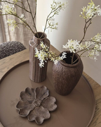 Plateau Floral S bruin – Een decoratief item voor op tafel of dienblad