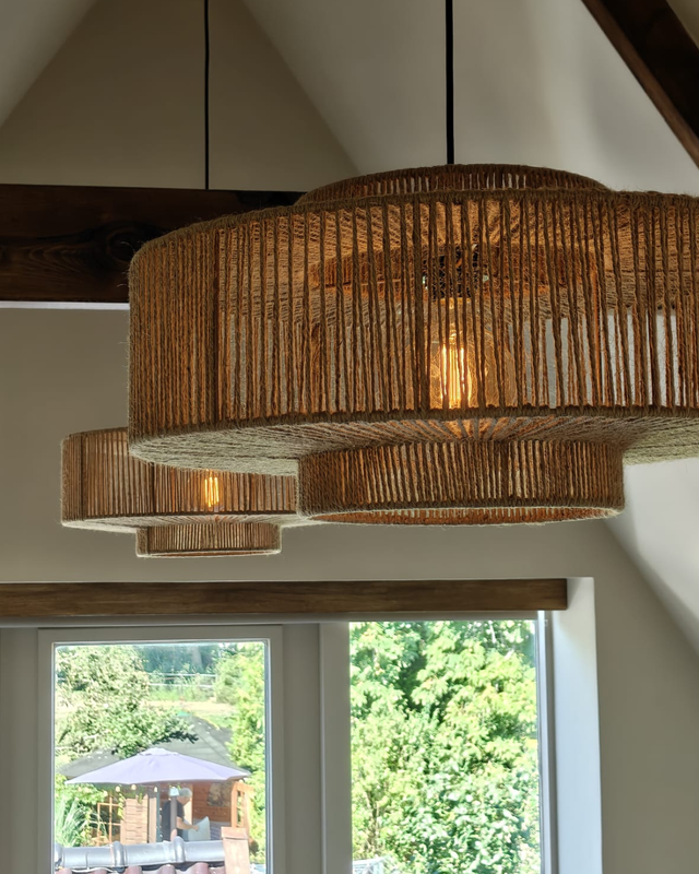 Hanglamp Elena – naturel Ø50 cm
