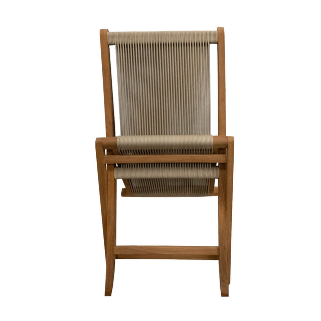 Klapstoel teak&touw