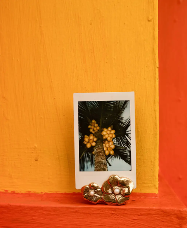 Doing goods card holder bloemen