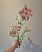 Roze zijden Anethum | Zijden bloem voor een sfeervol veldboeket