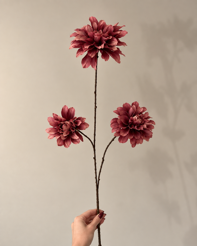 Dahlia Spray Mauve | Zachte uitstraling met een warm karakter