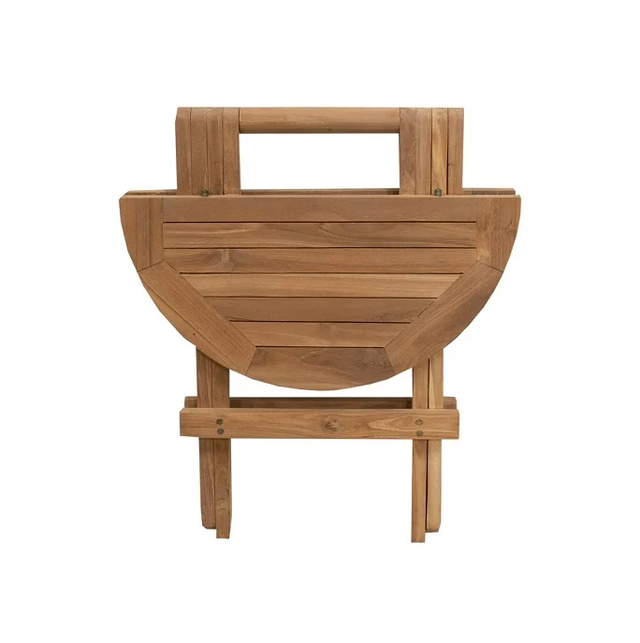 Picknick Tafeltje Teakhout – Compact gemak met een natuurlijke uitstraling.