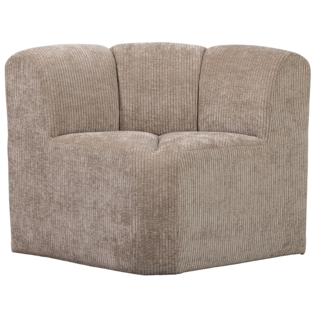 Mojo hoek Ribstof – De perfecte mix van comfort en stijl aan tafel.