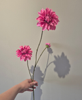 Bloem Zijden Dahlia Fuchsia | Roze Zijden Bloem voor een Kleurrijk Boeket